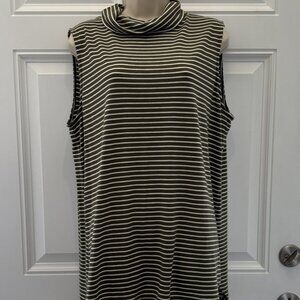 New Green Striped Top by Loft